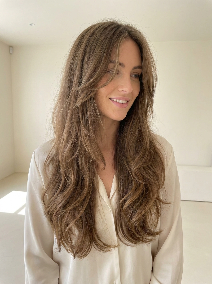 Elegant Long Layers als Long Layers Haircut Inspiration 2026